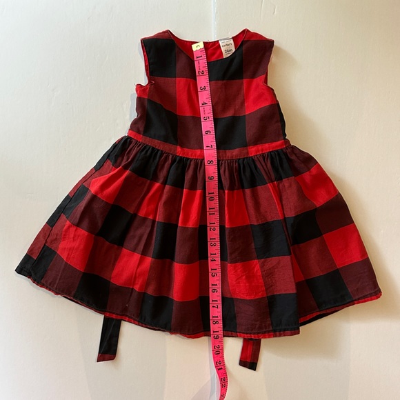 *HOST PICK!* Toddler dress. “Buffalo Plaid” sleeveless, with side ties. - Picture 5 of 16